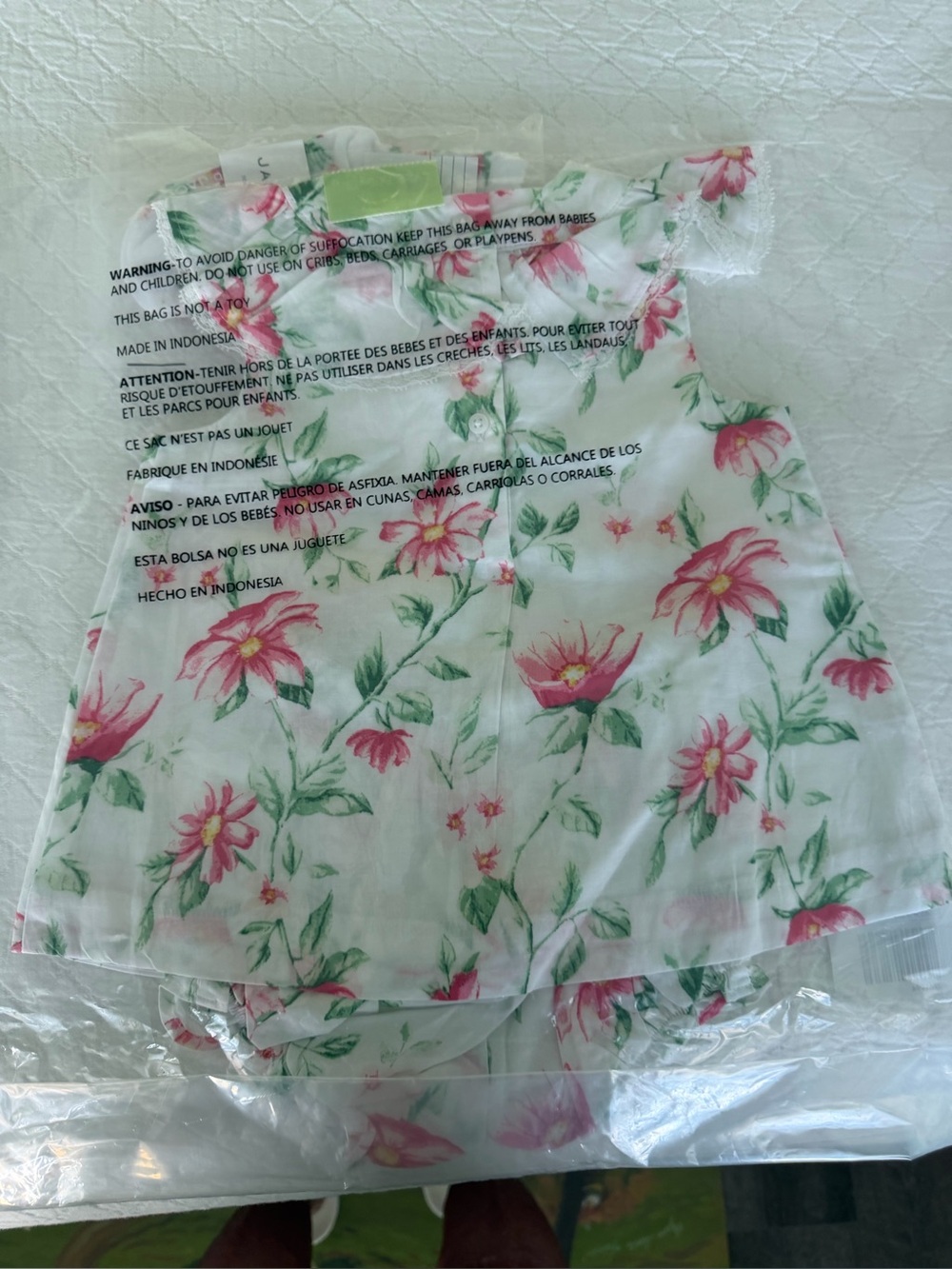 Janie and Jack girls two piece dress set 18 to 24 months new